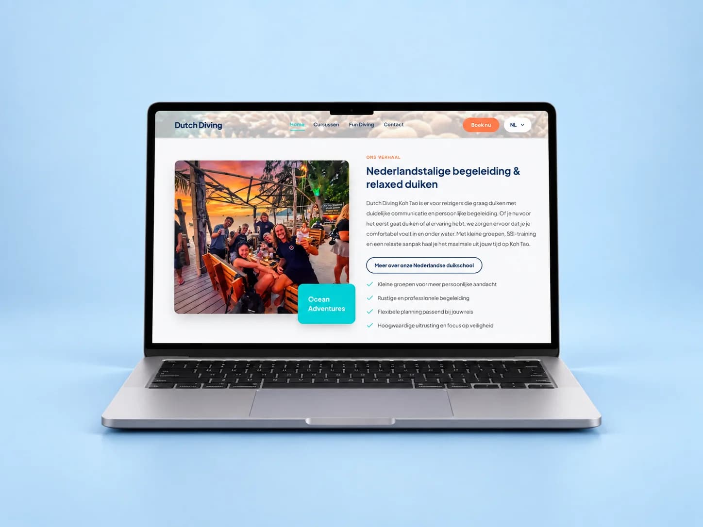 SaaS-dashboard met grafieken en live data